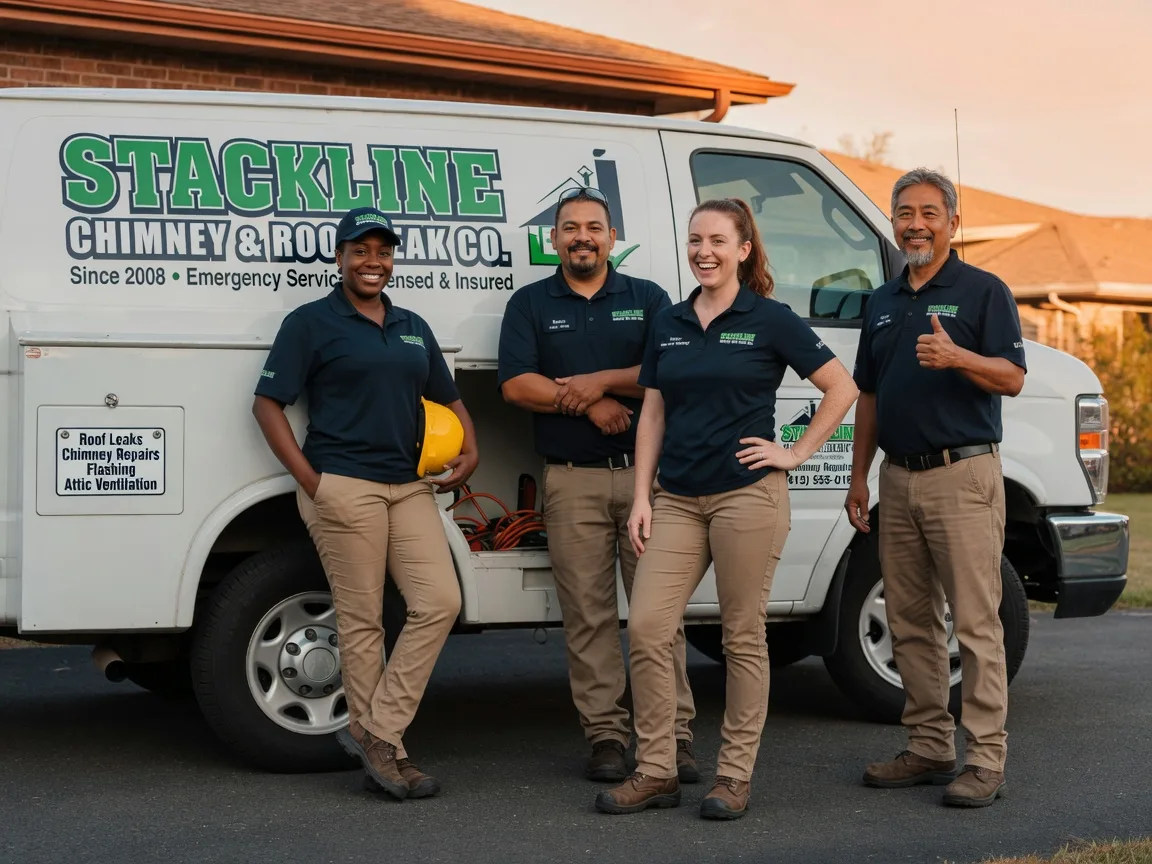 Chimney flashing repair company in Larimore, ND